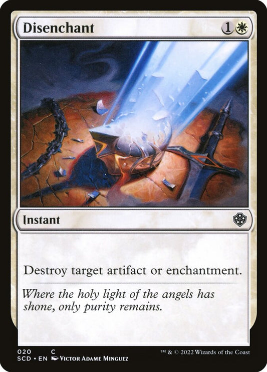 MTG Card Title: Disenchant SCD/20