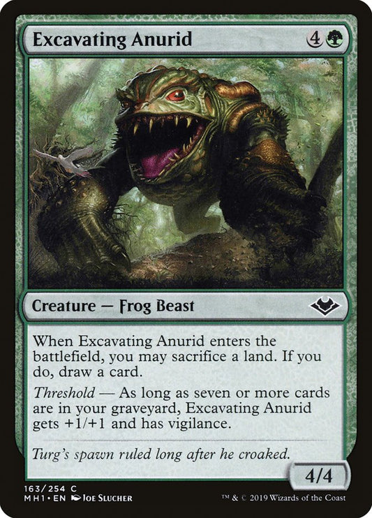 MTG Card Title: Excavating Anurid MH1/163