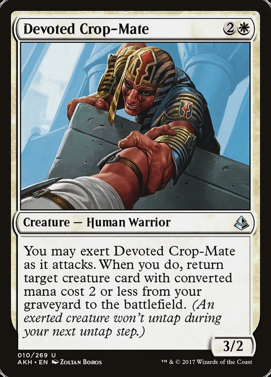 MTG Card Title: Devoted Crop-Mate AKH/10