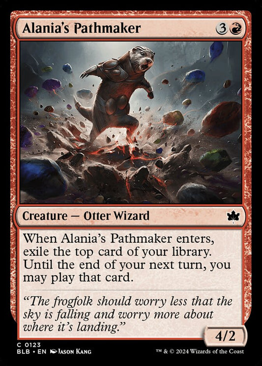 MTG Card Title: Alania's Pathmaker BLB/123
