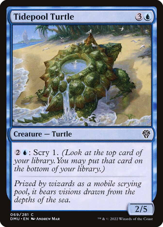 MTG Card Title: Tidepool Turtle DMU/69