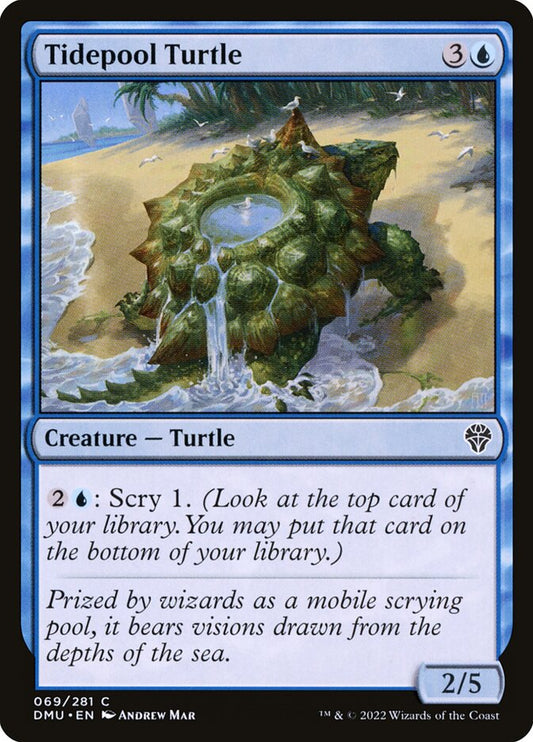 MTG Card Title: Tidepool Turtle DMU/69