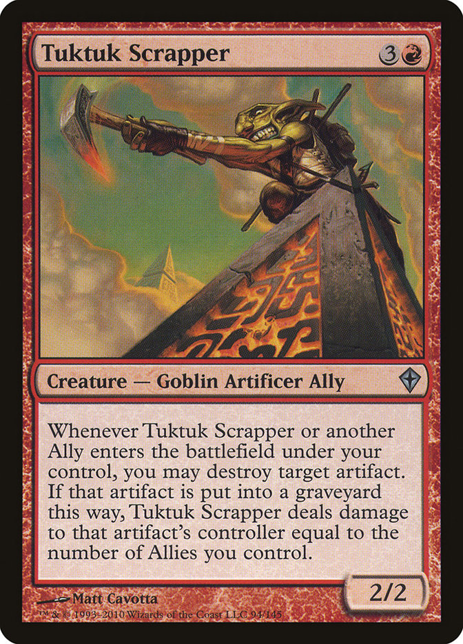 MTG Card Title: Tuktuk Scrapper WWK/94