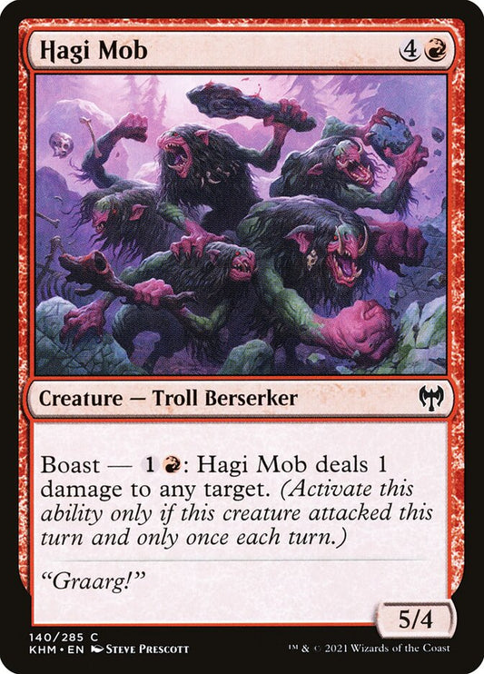 MTG Card Title: Hagi Mob KHM/140
