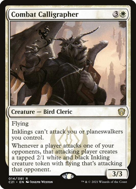 MTG Card Title: Combat Calligrapher C21/14