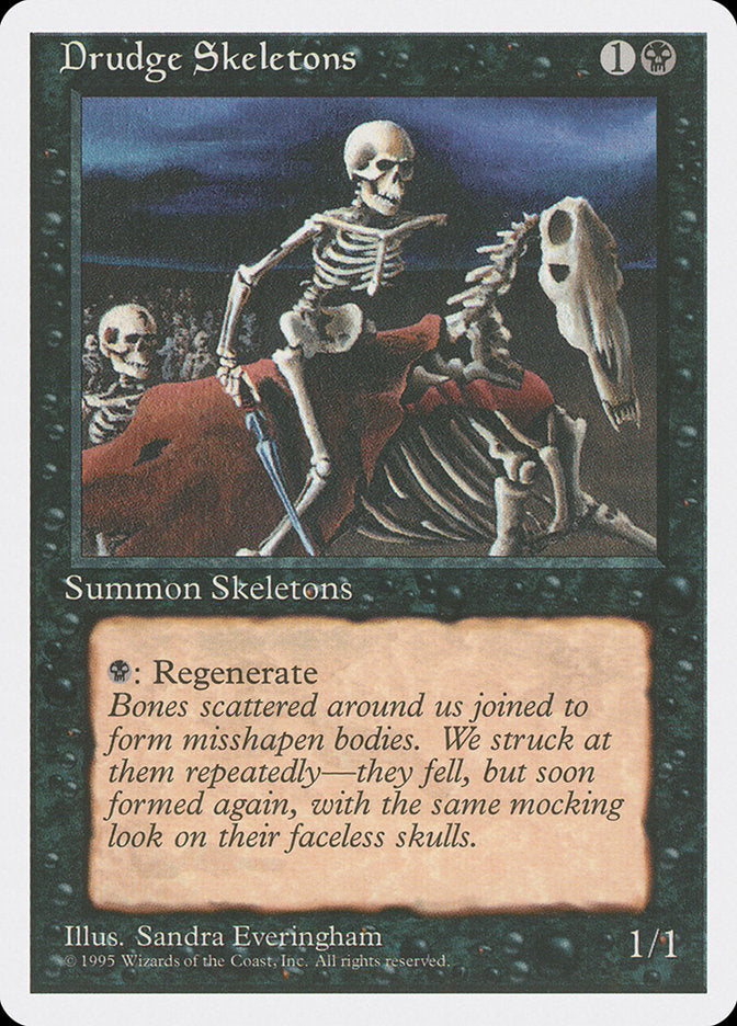 MTG Card Title: Drudge Skeletons 4ED/133