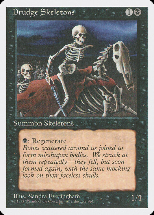 MTG Card Title: Drudge Skeletons 4ED/133