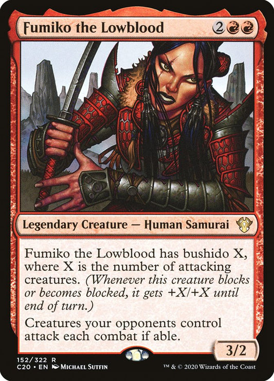 MTG Card Title: Fumiko the Lowblood C20/152