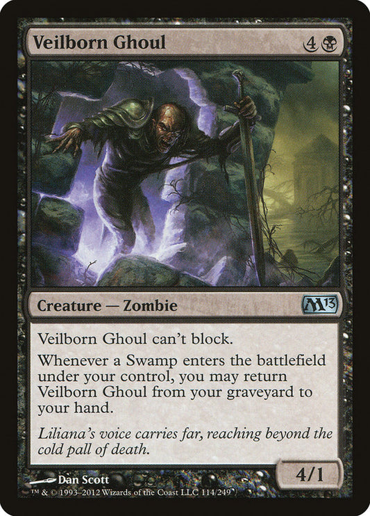 MTG Card Title: Veilborn Ghoul M13/114