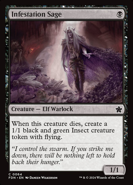MTG Card Title: Infestation Sage FDN/64