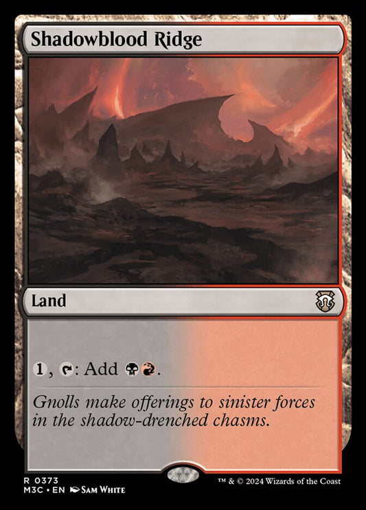 MTG Card Title: Shadowblood Ridge M3C/373