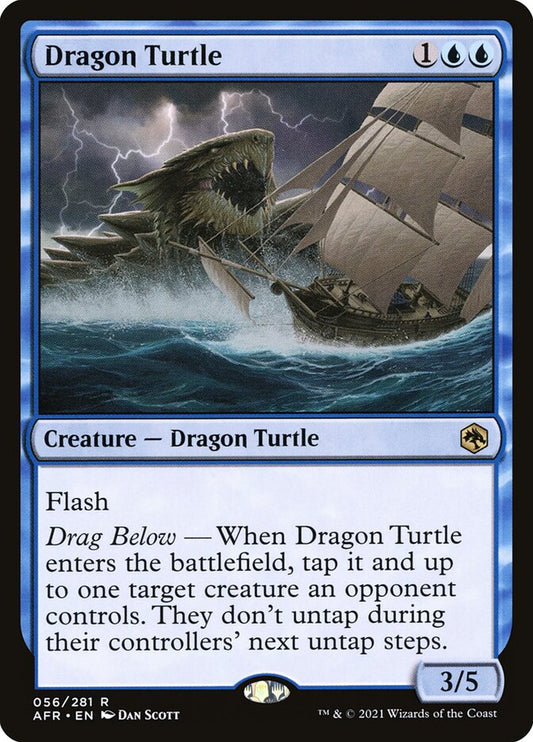 MTG Card Title: Dragon Turtle AFR/56
