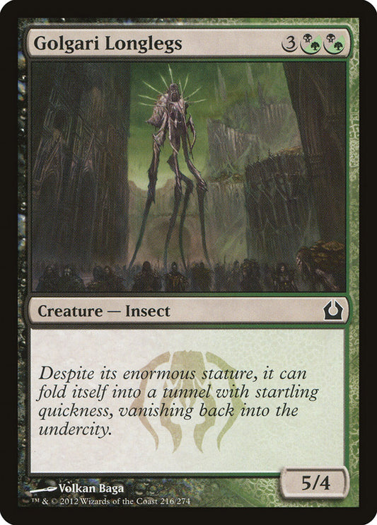 MTG Card Title: Golgari Longlegs RTR/216