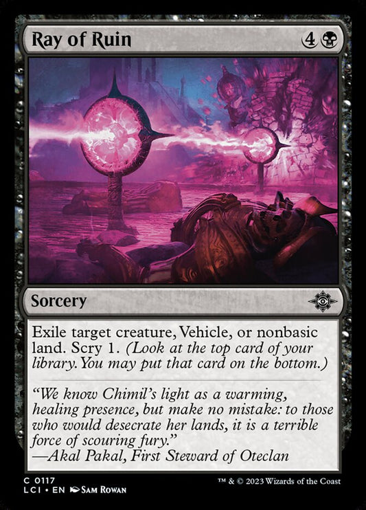 MTG Card Title: Ray of Ruin LCI/117