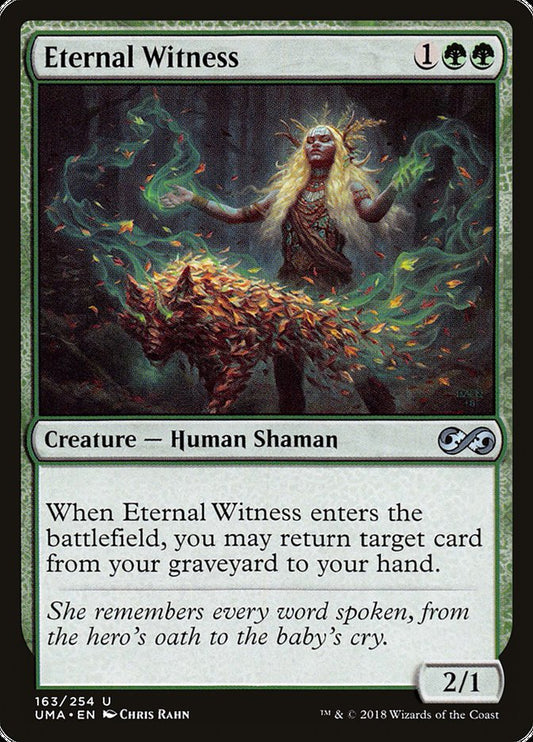 MTG Card Title: Eternal Witness UMA/163