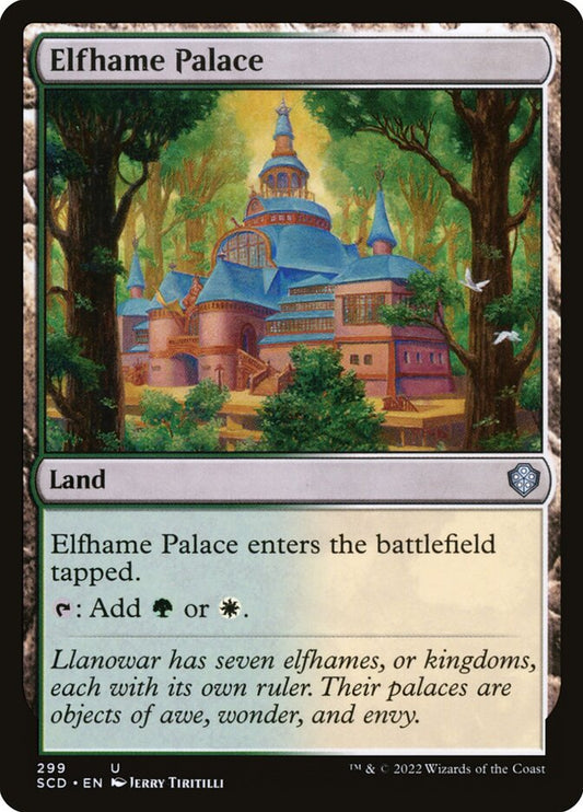 MTG Card Title: Elfhame Palace SCD/299