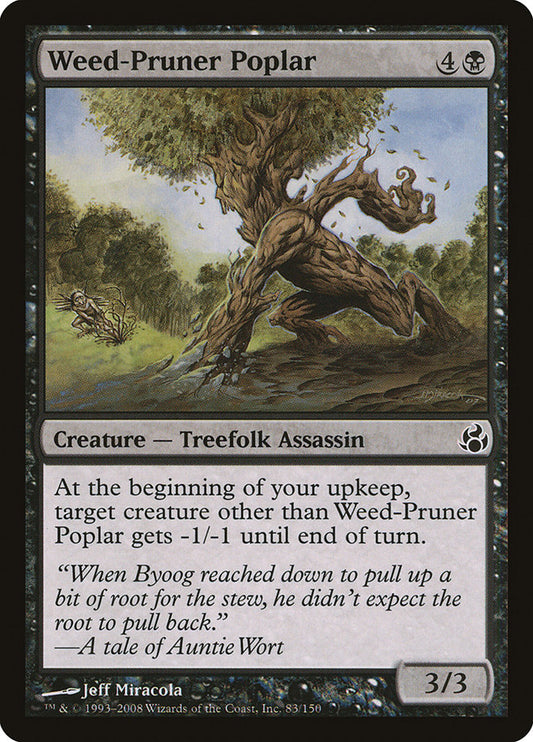 MTG Card Title: Weed-Pruner Poplar MOR/83
