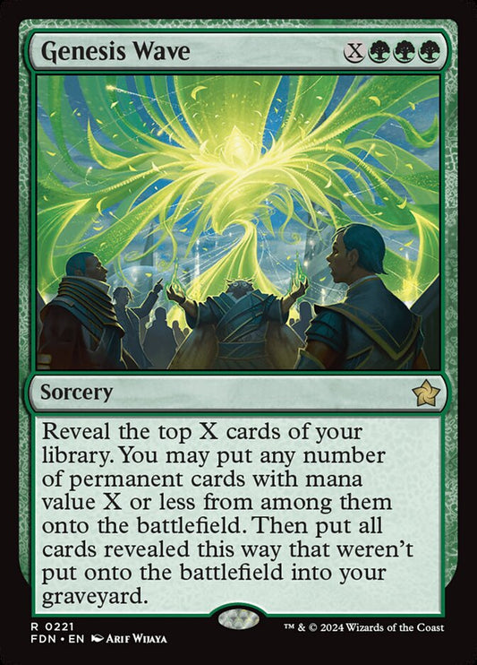MTG Card Title: Genesis Wave FDN/221