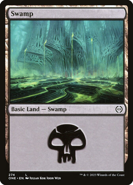 MTG Card Title: Swamp ONE/274