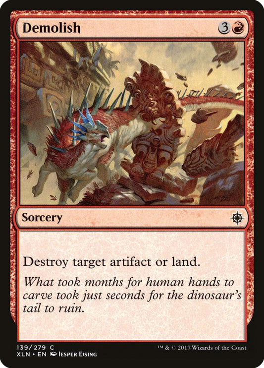 MTG Card Title: Demolish XLN/139