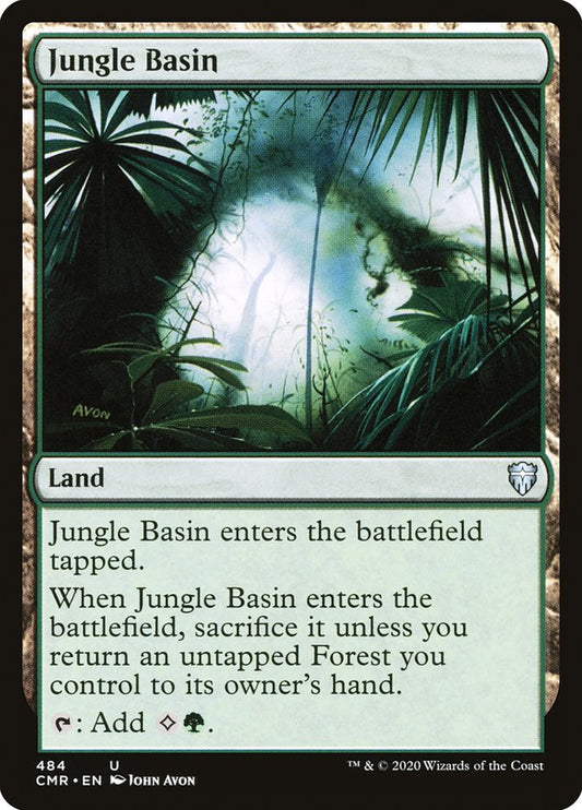 MTG Card Title: Jungle Basin CMR/484
