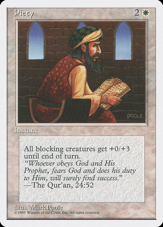 MTG Card Title: Piety 4ED/41