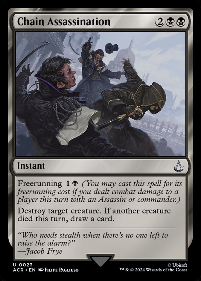 MTG Card Title: Chain Assassination ACR/23