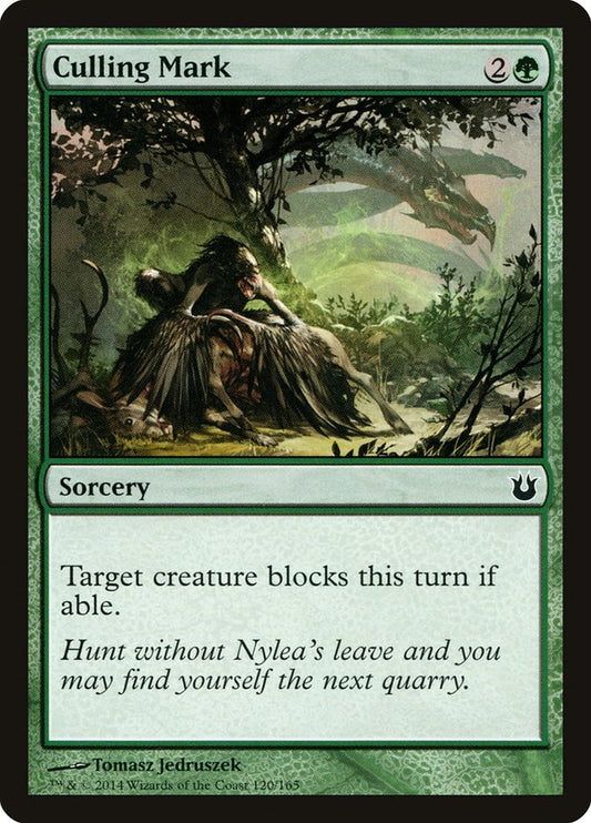 MTG Card Title: Culling Mark BNG/120