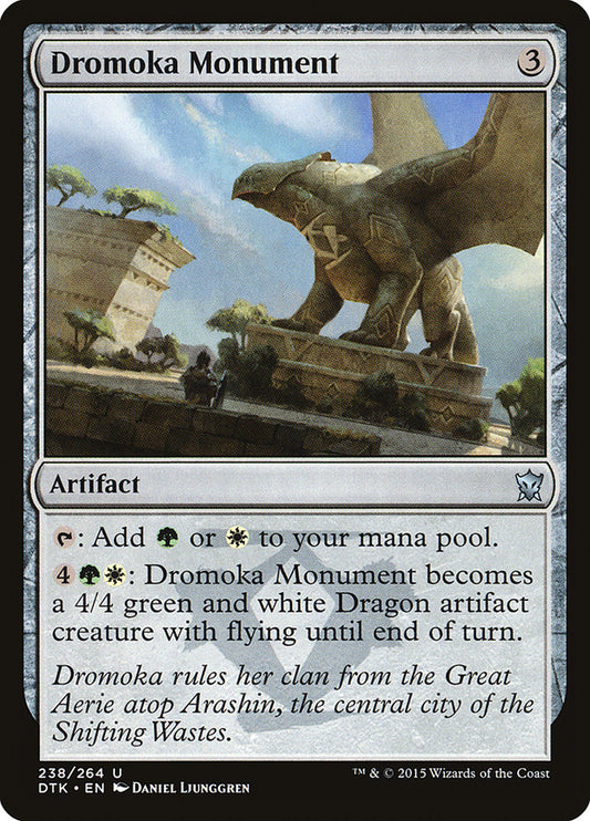 MTG Card Title: Dromoka Monument DTK/238
