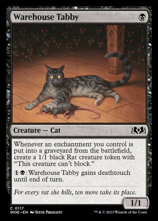 MTG Card Title: Warehouse Tabby WOE/117