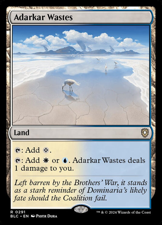 MTG Card Title: Adarkar Wastes BLC/291