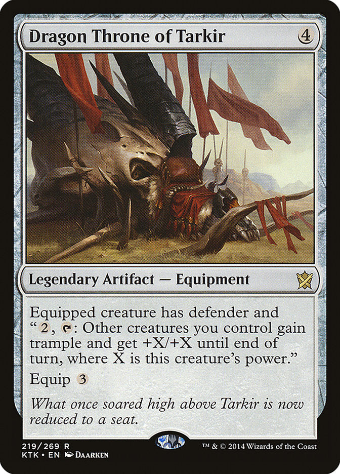 MTG Card Title: Dragon Throne of Tarkir KTK/219