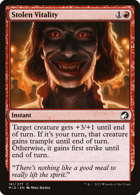 MTG Card Title: Stolen Vitality MID/161