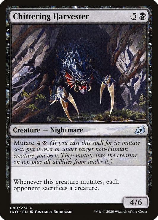 MTG Card Title: Chittering Harvester IKO/80