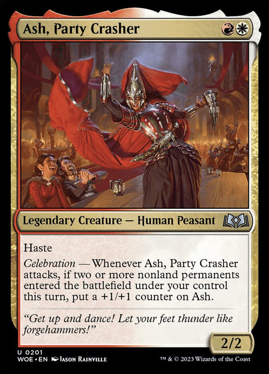 MTG Card Title: Ash, Party Crasher WOE/201
