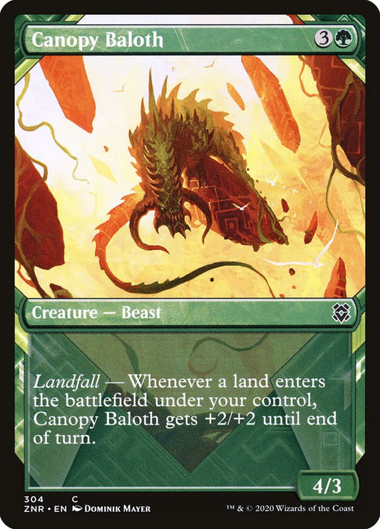 MTG Card Title: Canopy Baloth ZNR/304