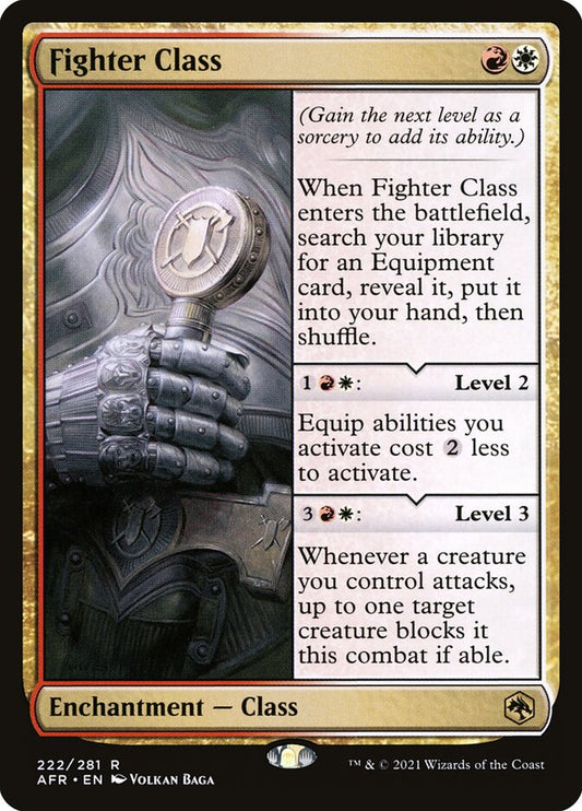 MTG Card Title: Fighter Class AFR/222