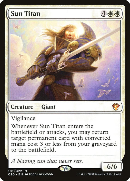 MTG Card Title: Sun Titan C20/101
