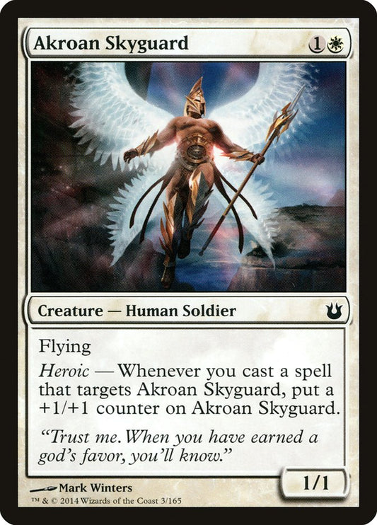 MTG Card Title: Akroan Skyguard BNG/3