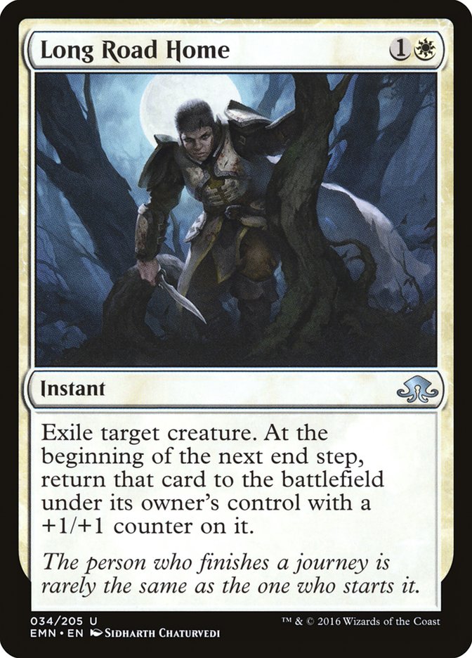 MTG Card Title: Long Road Home EMN/34