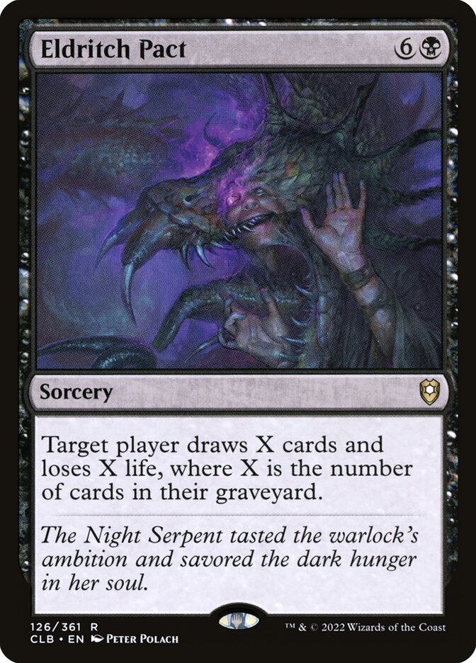 MTG Card Title: Eldritch Pact CLB/126