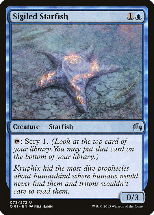 MTG Card Title: Sigiled Starfish ORI/73