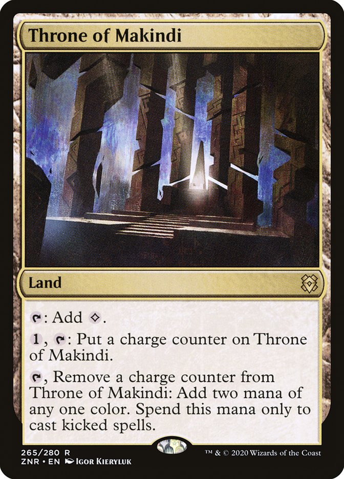MTG Card Title: Throne of Makindi ZNR/265