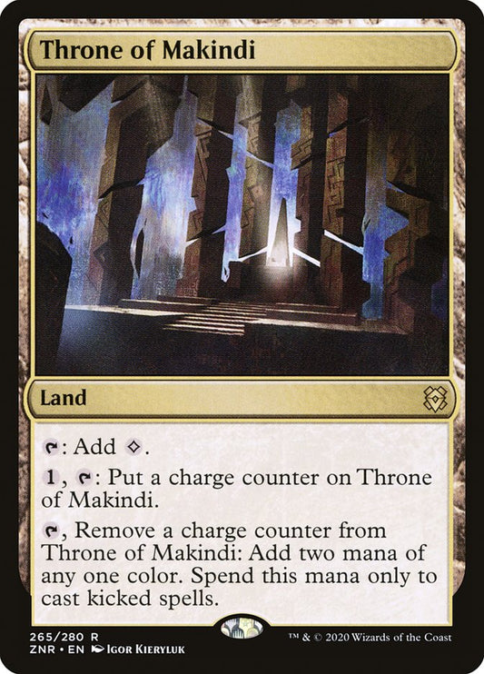 MTG Card Title: Throne of Makindi ZNR/265