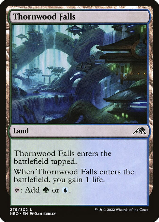 MTG Card Title: Thornwood Falls NEO/279