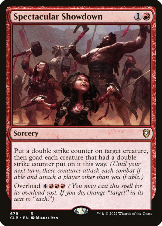 MTG Card Title: Spectacular Showdown CLB/679