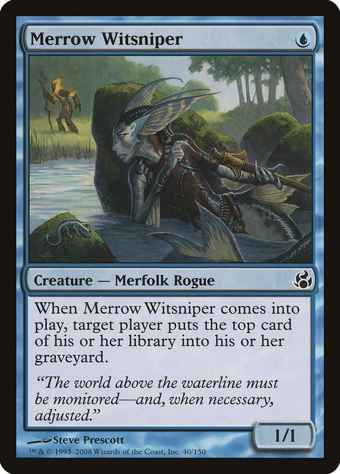 MTG Card Title: Merrow Witsniper MOR/40