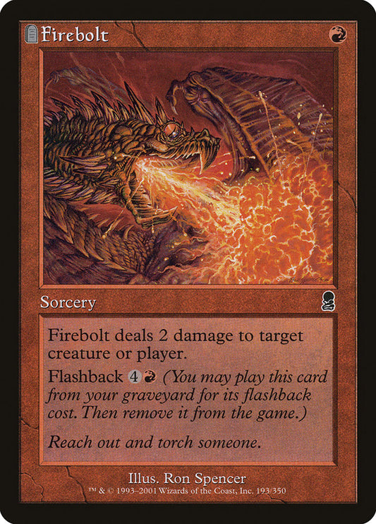 MTG Card Title: Firebolt ODY/193