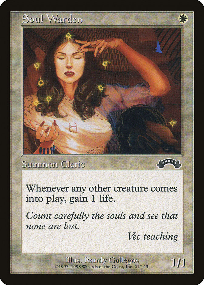 MTG Card Title: Soul Warden EXO/21
