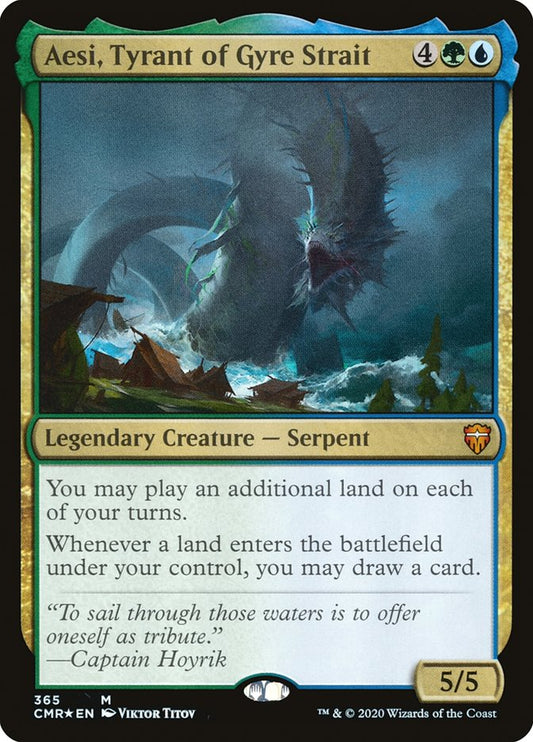 MTG Card Title: Aesi, Tyrant of Gyre Strait CMR/365